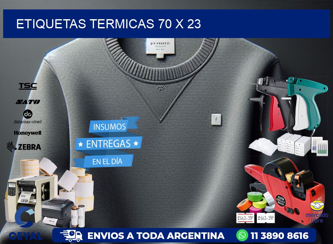 etiquetas termicas 70 x 23