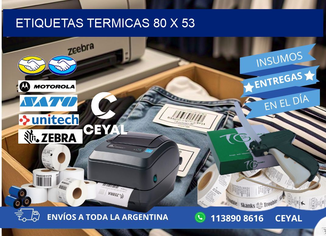 etiquetas termicas 80 x 53