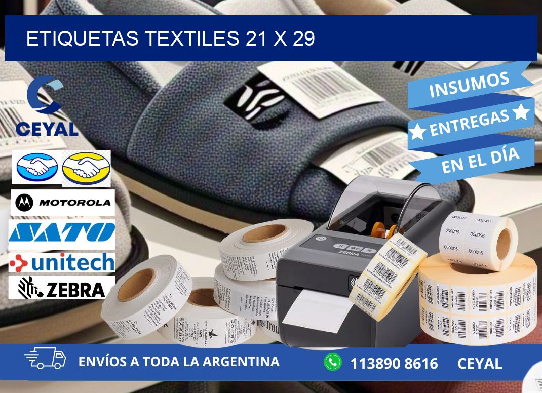 etiquetas textiles 21 x 29