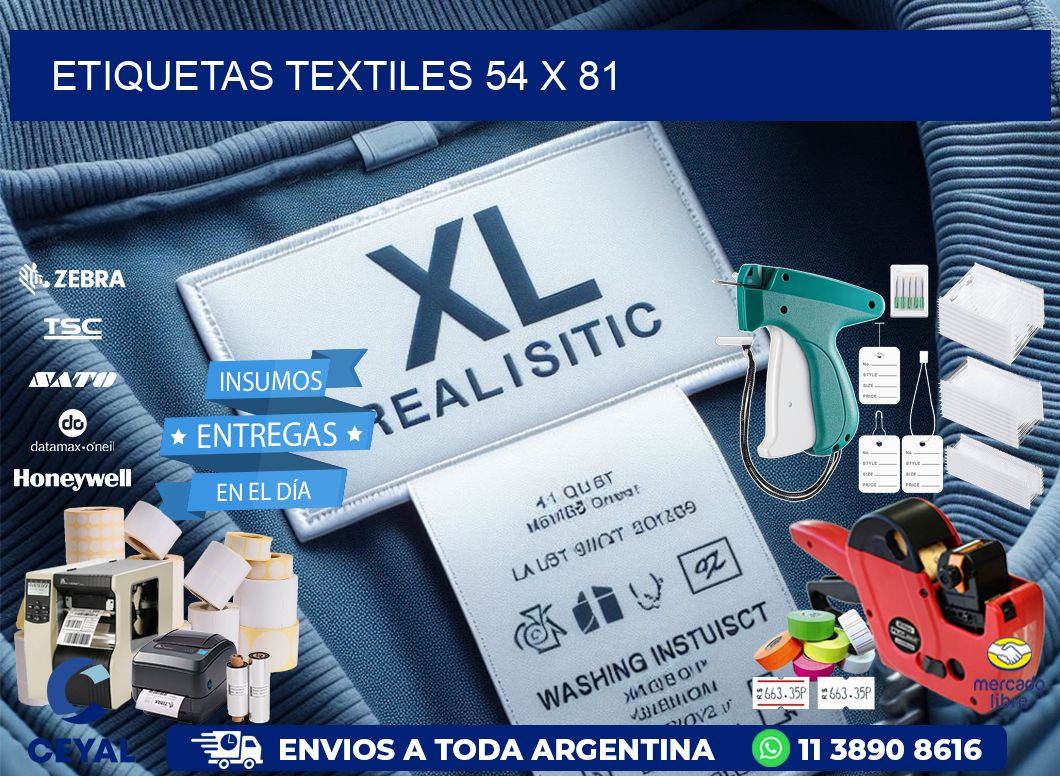 etiquetas textiles 54 x 81