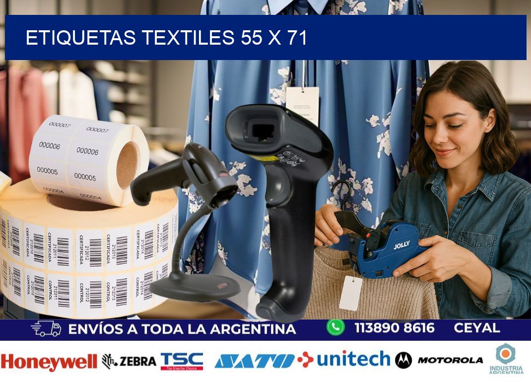 etiquetas textiles 55 x 71