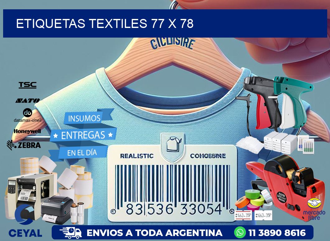 etiquetas textiles 77 x 78
