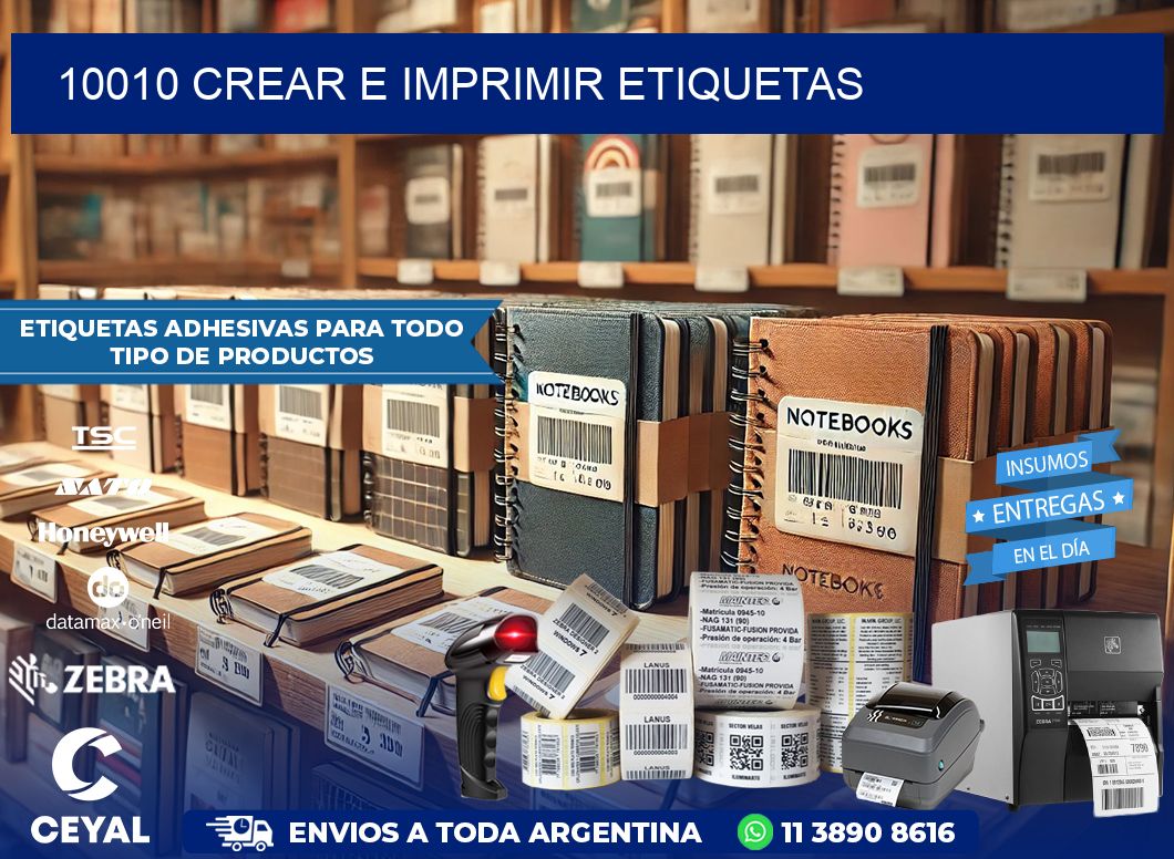 10010 Crear e imprimir etiquetas