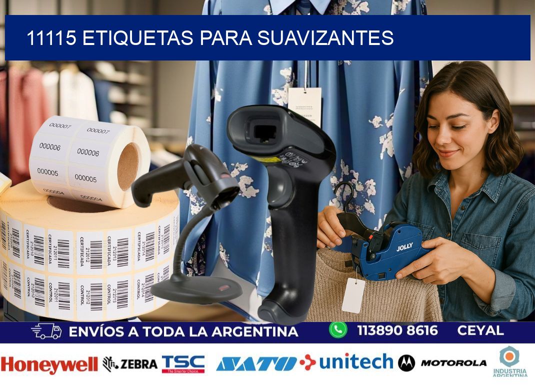 11115 Etiquetas para suavizantes