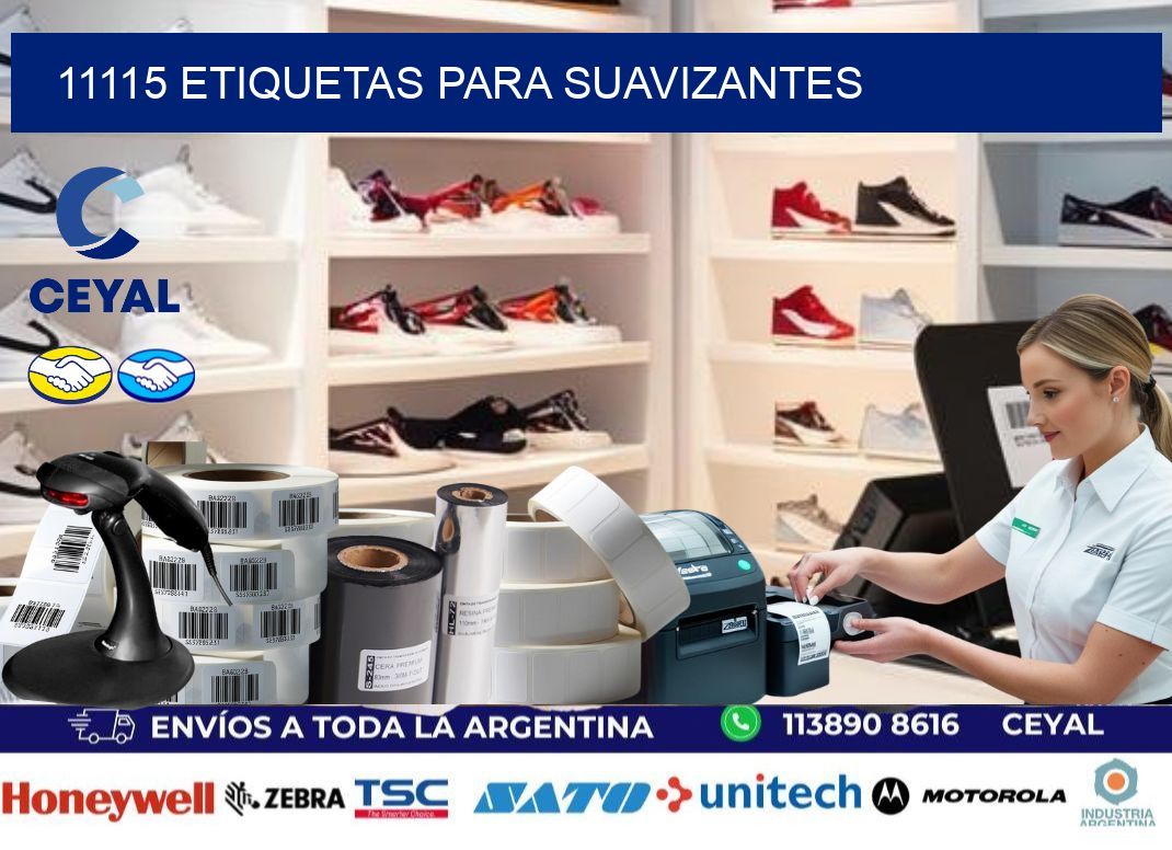 11115 Etiquetas para suavizantes