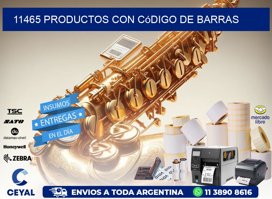 11465 Productos con código de barras