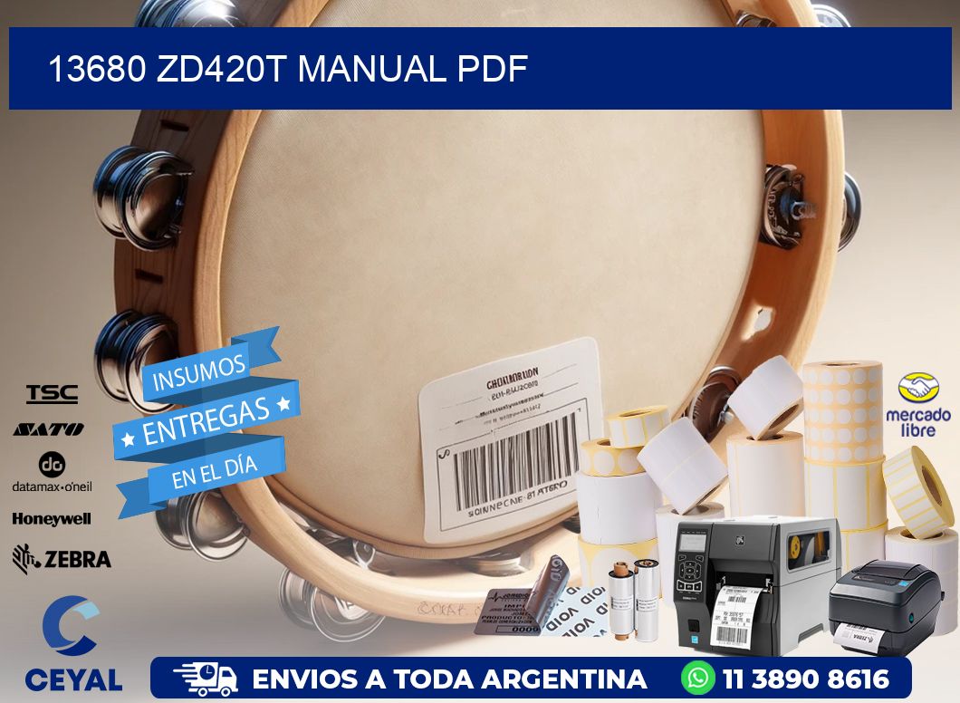 13680 ZD420t manual PDF