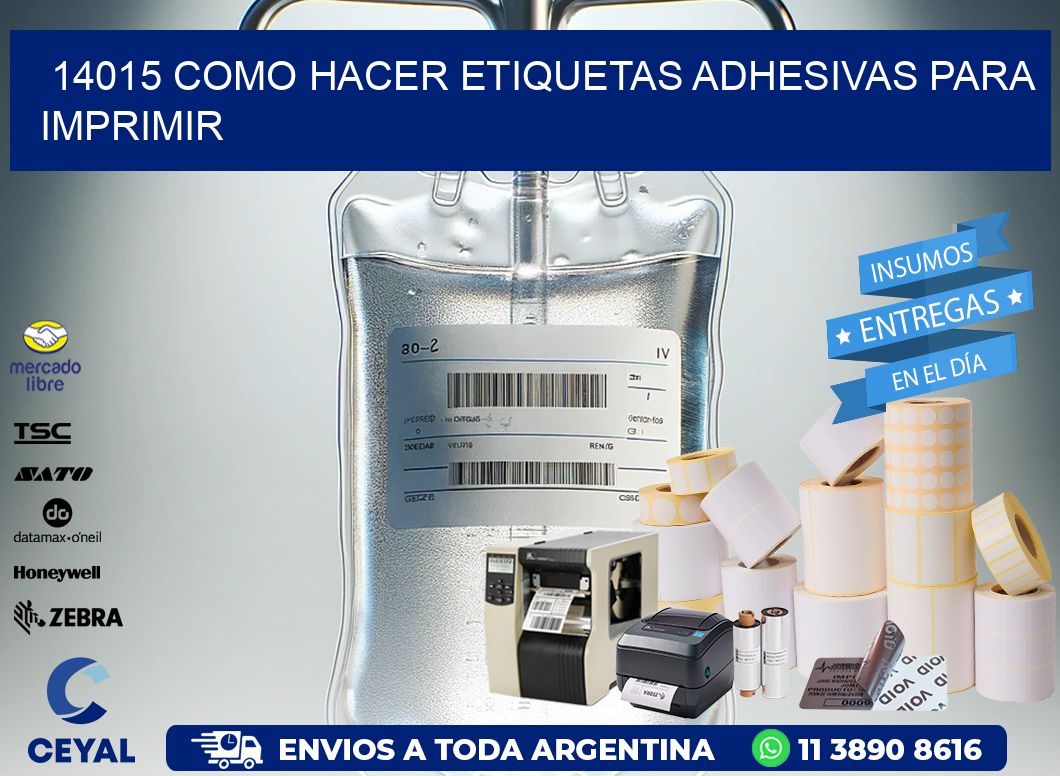 14015 Como hacer etiquetas adhesivas para imprimir
