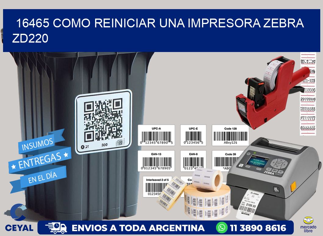 16465 Como reiniciar una impresora Zebra  ZD220