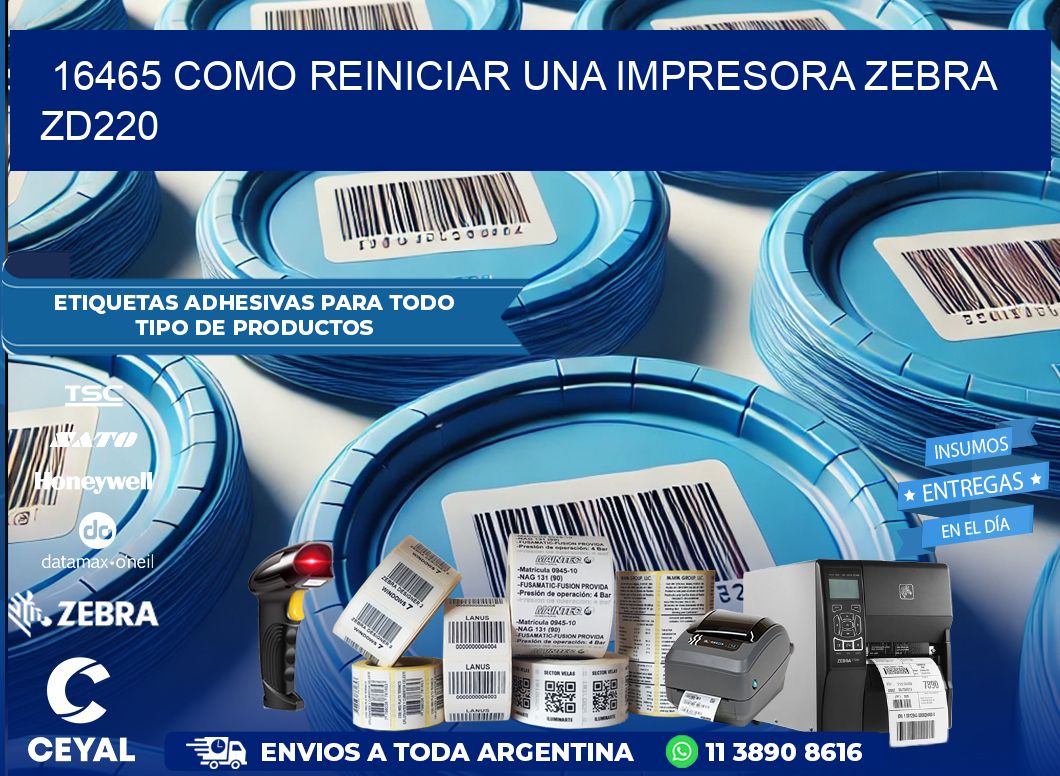 16465 Como reiniciar una impresora Zebra  ZD220