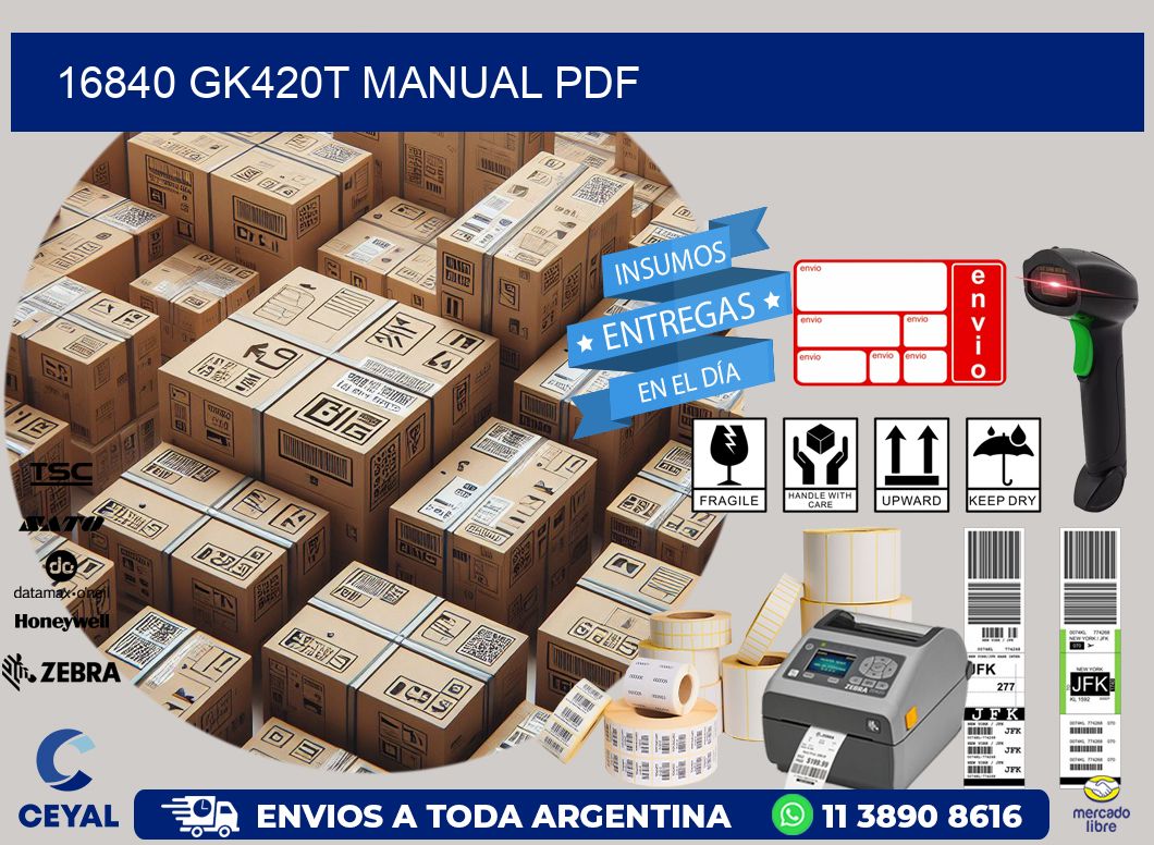 16840 GK420T manual PDF
