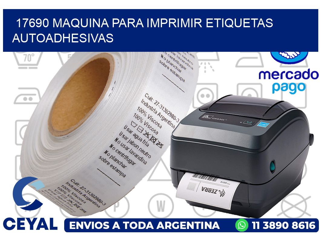 17690 maquina para imprimir etiquetas autoadhesivas