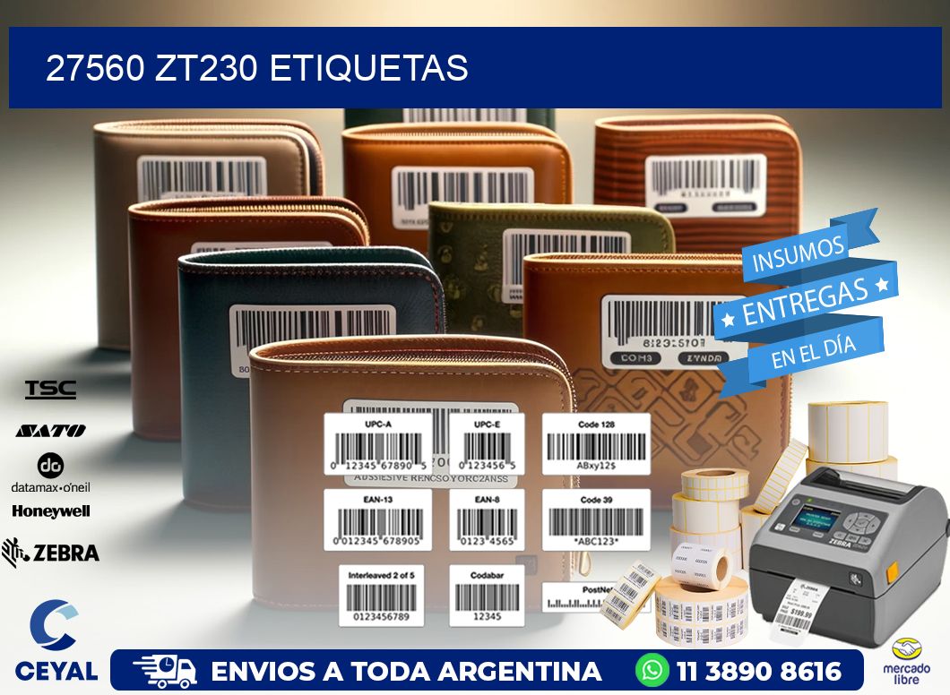 27560 ZT230 etiquetas