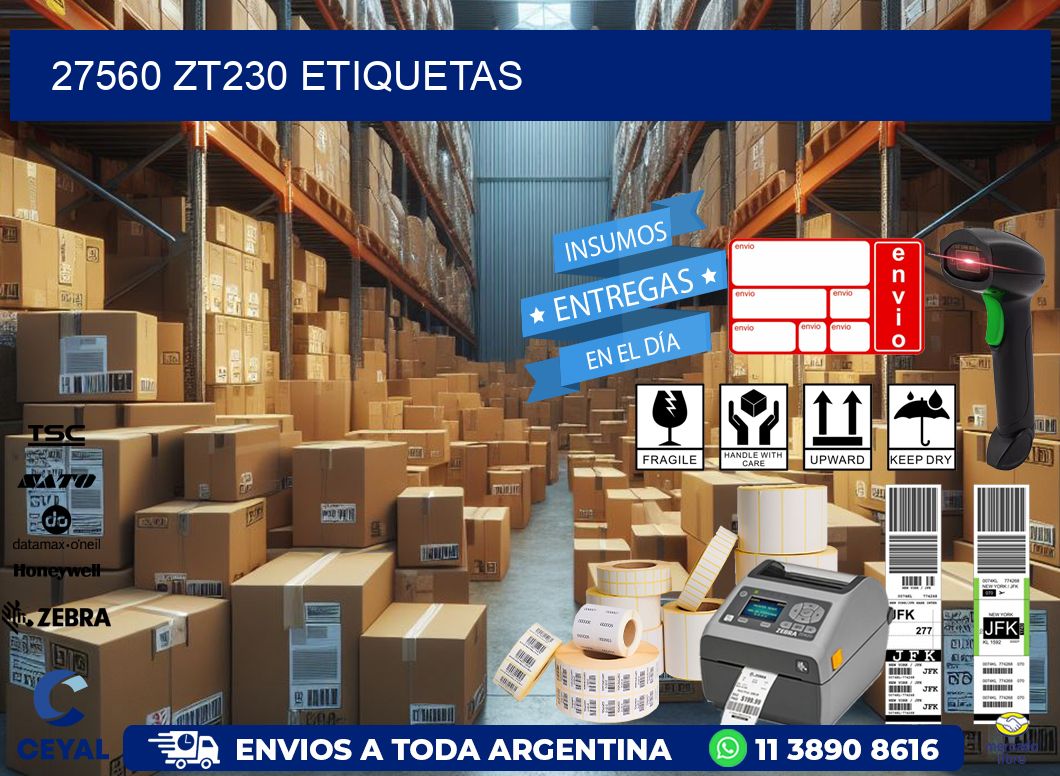 27560 ZT230 etiquetas