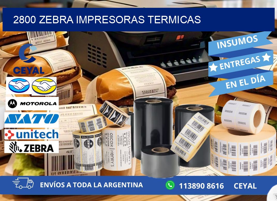 2800 Zebra impresoras termicas