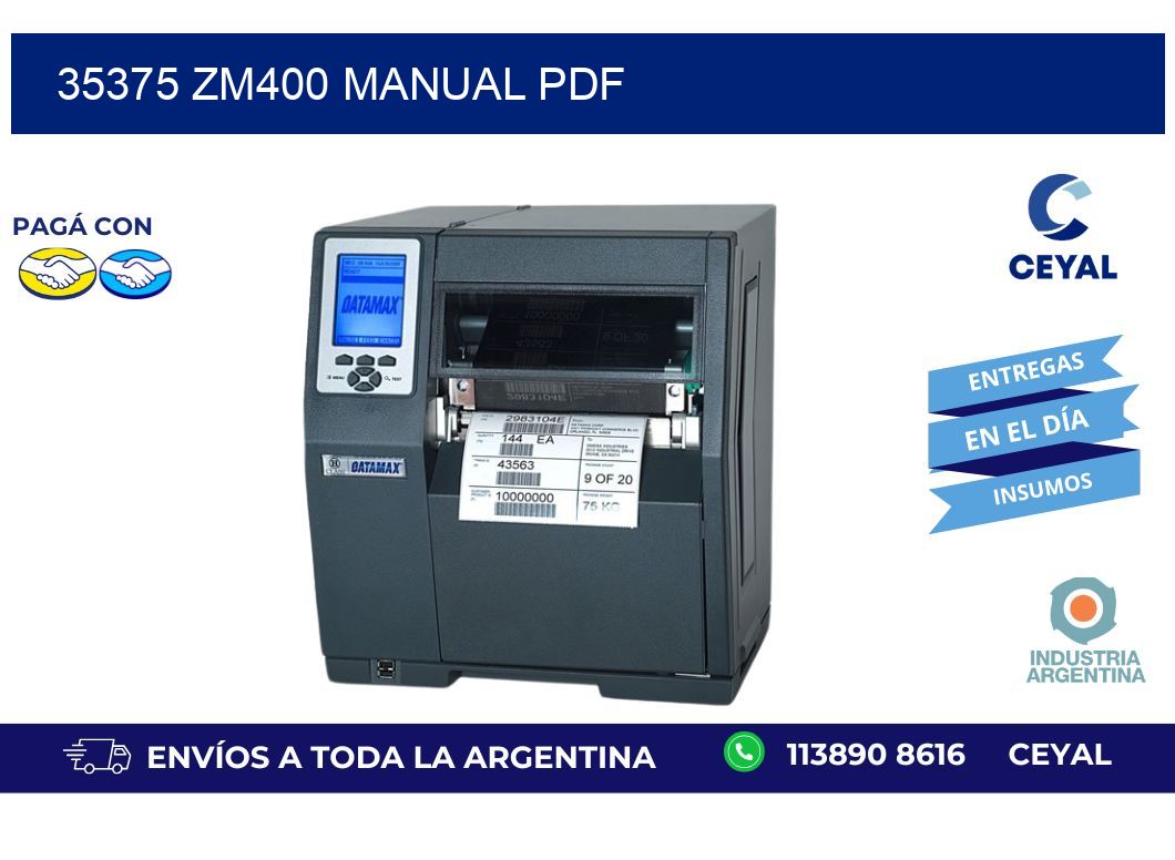 35375 ZM400 manual PDF