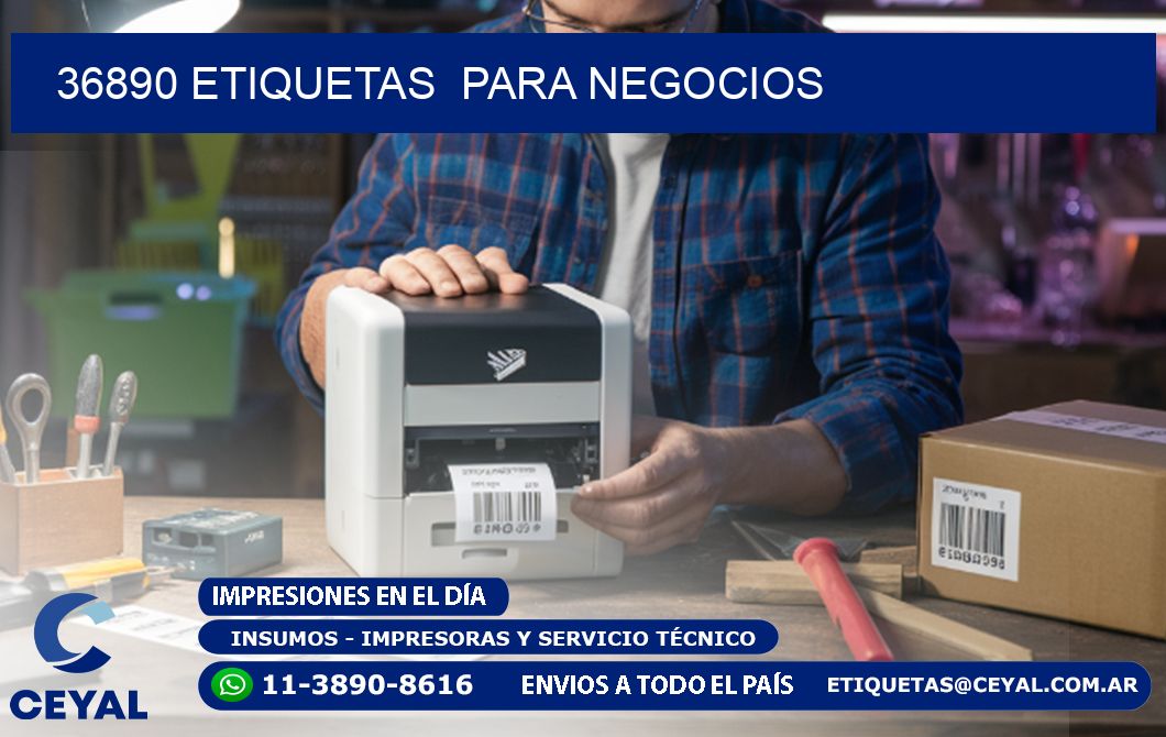 36890 etiquetas  para negocios