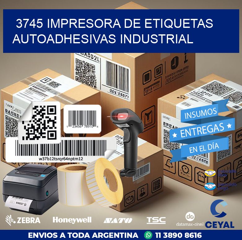 3745 Impresora de etiquetas autoadhesivas industrial