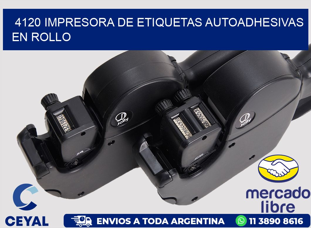 4120 impresora de etiquetas autoadhesivas en rollo