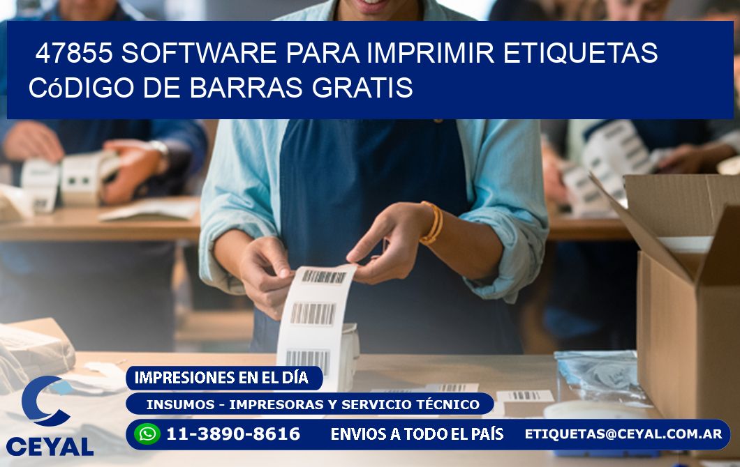 47855 Software para imprimir etiquetas código de barras gratis
