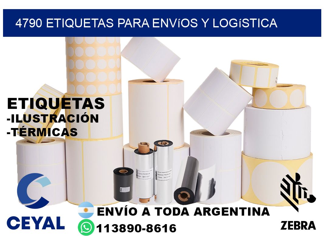 4790 Etiquetas para envíos y logística