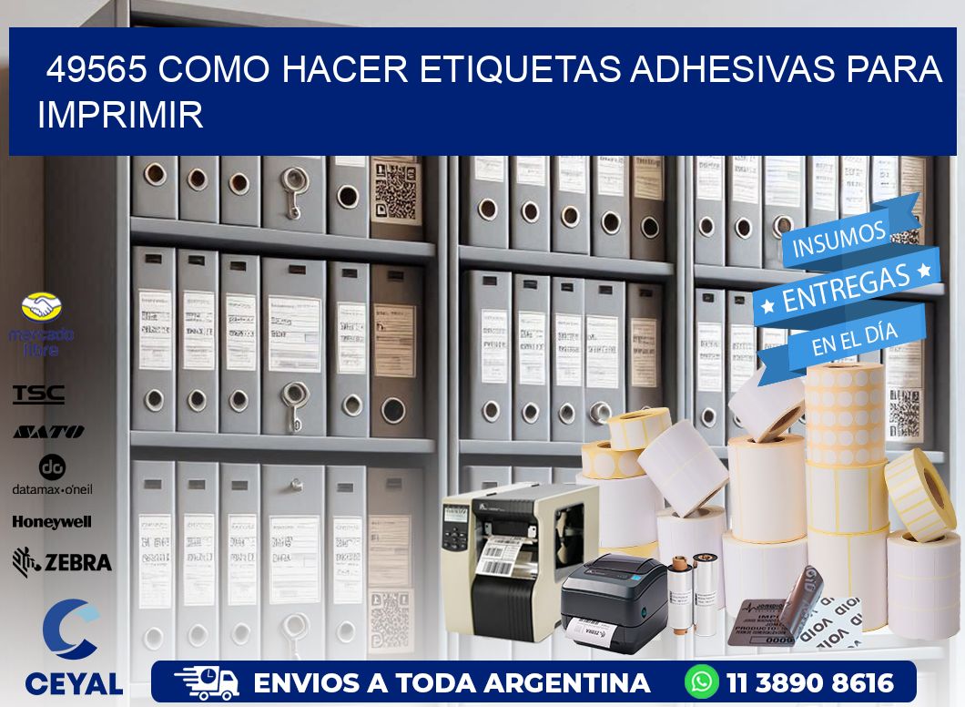 49565 Como hacer etiquetas adhesivas para imprimir