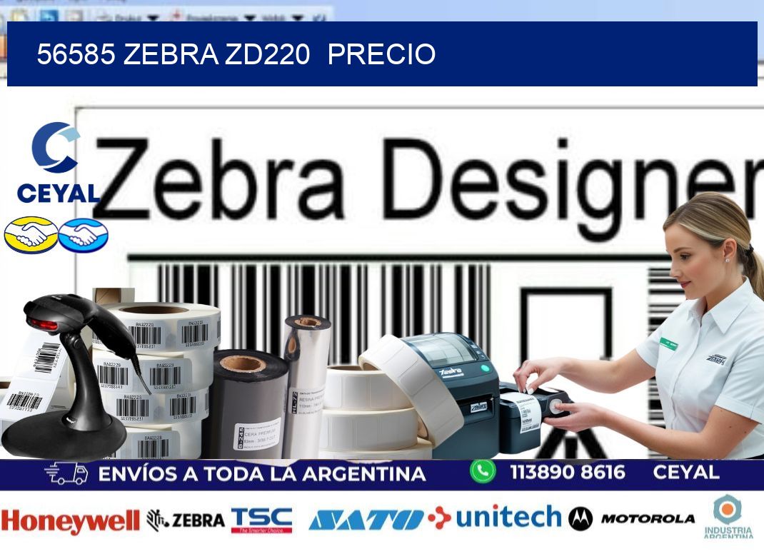 56585 Zebra ZD220  precio
