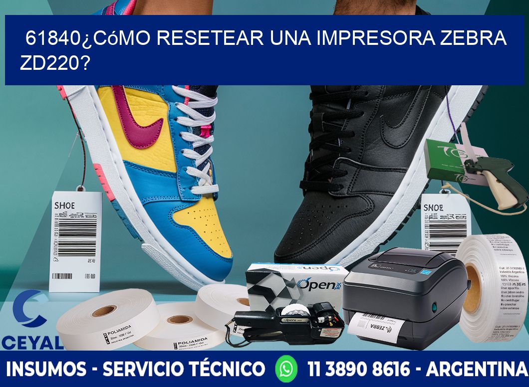 61840¿Cómo resetear una impresora Zebra ZD220?