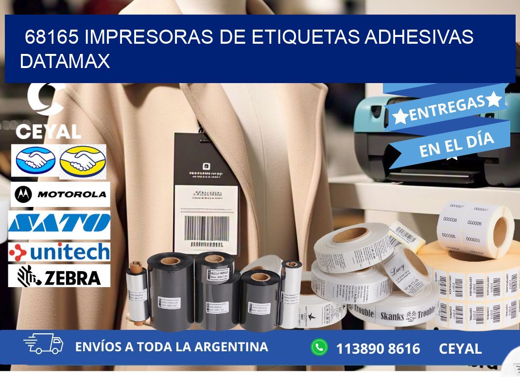 68165 impresoras de etiquetas adhesivas datamax