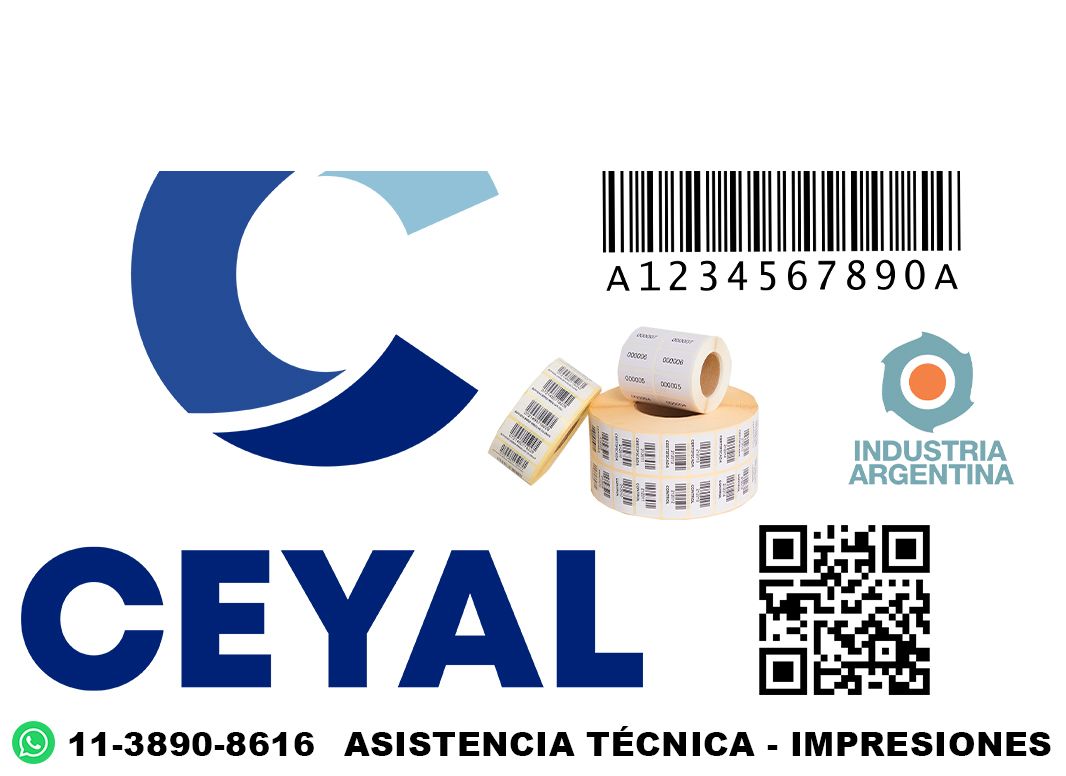 6870 Etiquetas personalizadas para fábricas