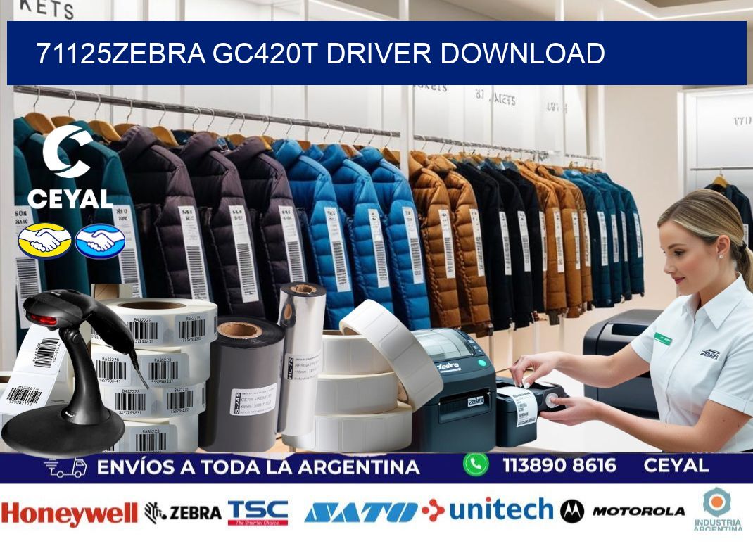 71125Zebra GC420t driver download