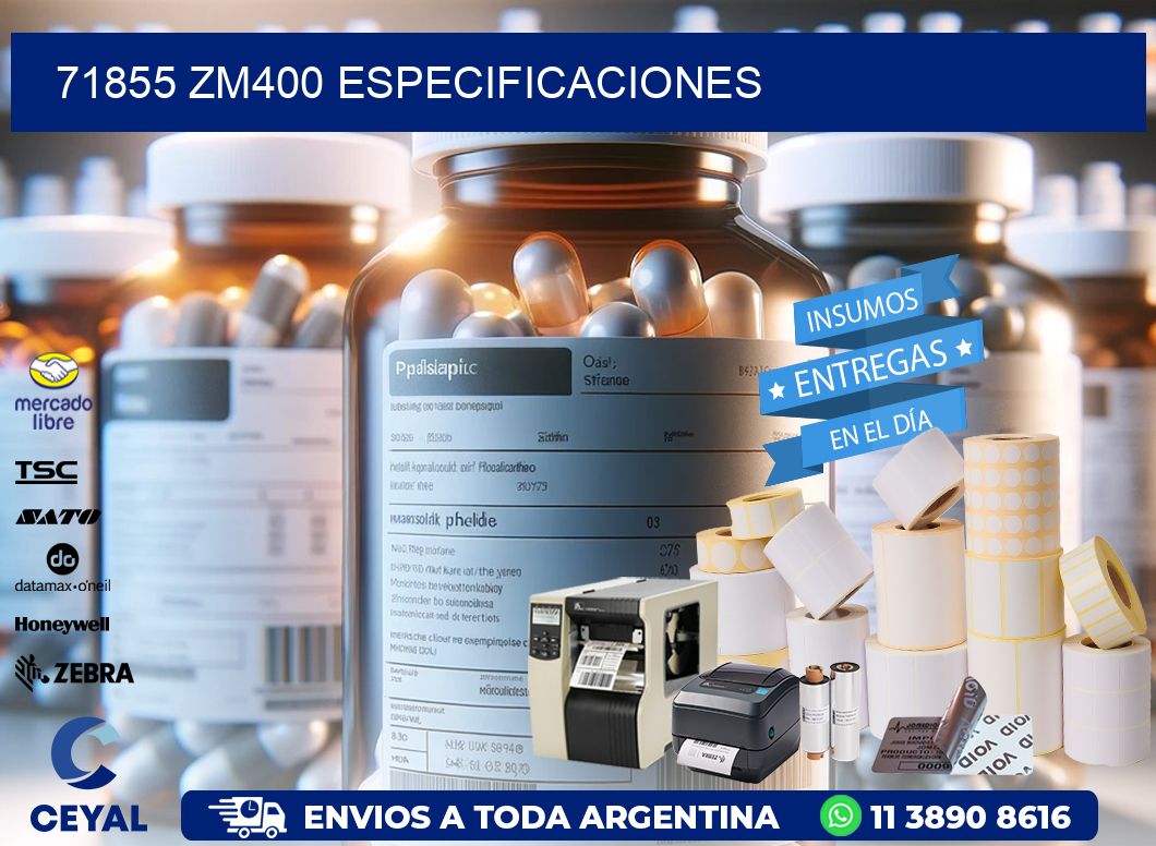 71855 ZM400 especificaciones