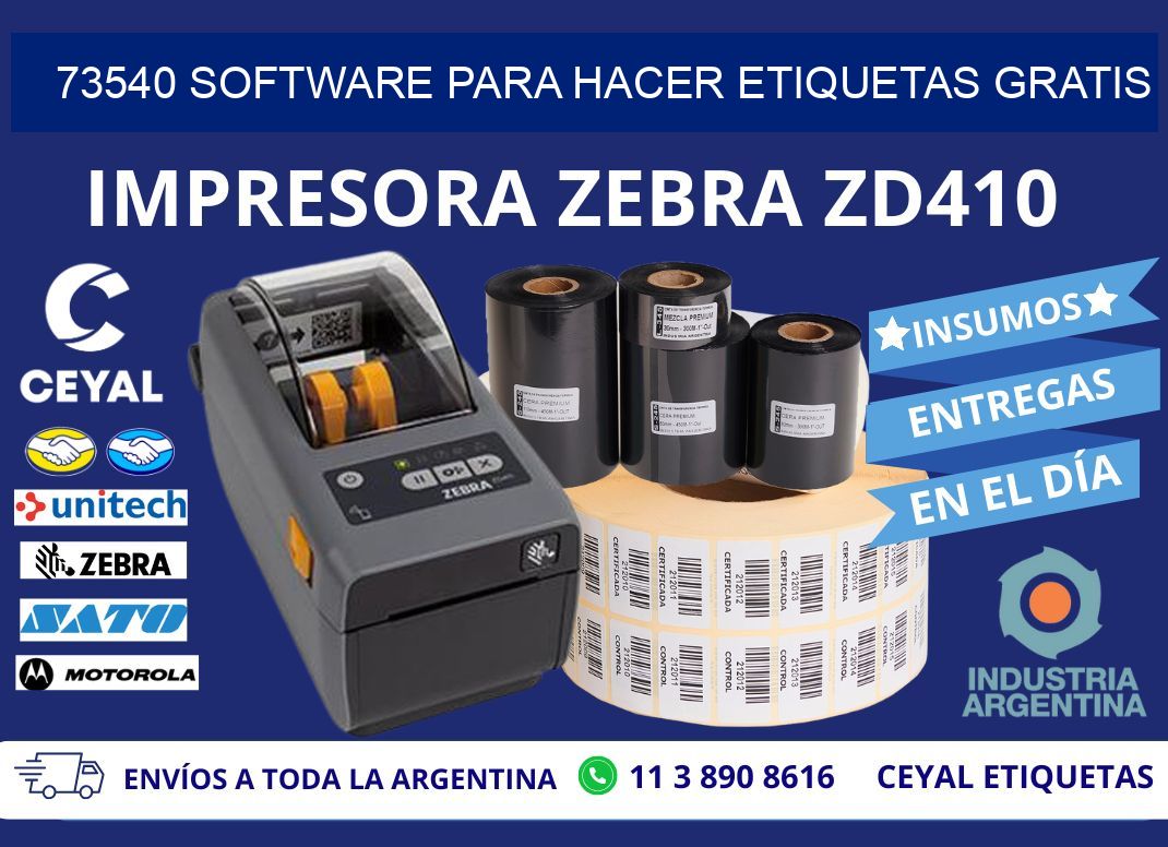 73540 Software para hacer etiquetas gratis