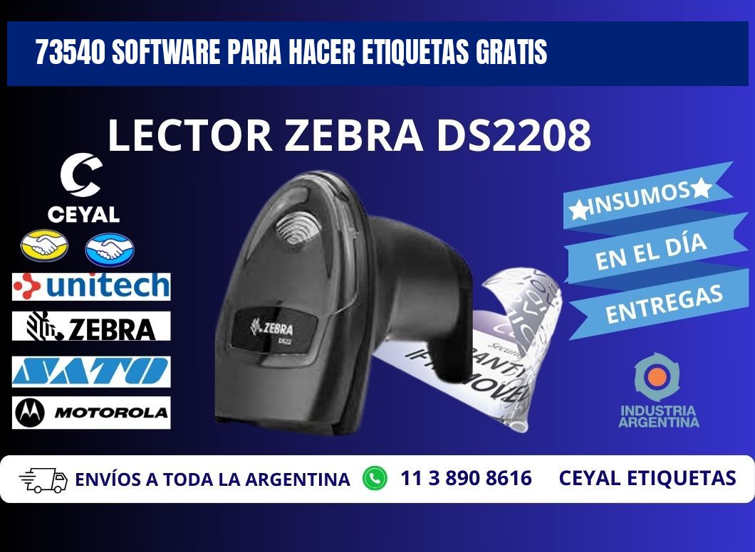 73540 Software para hacer etiquetas gratis