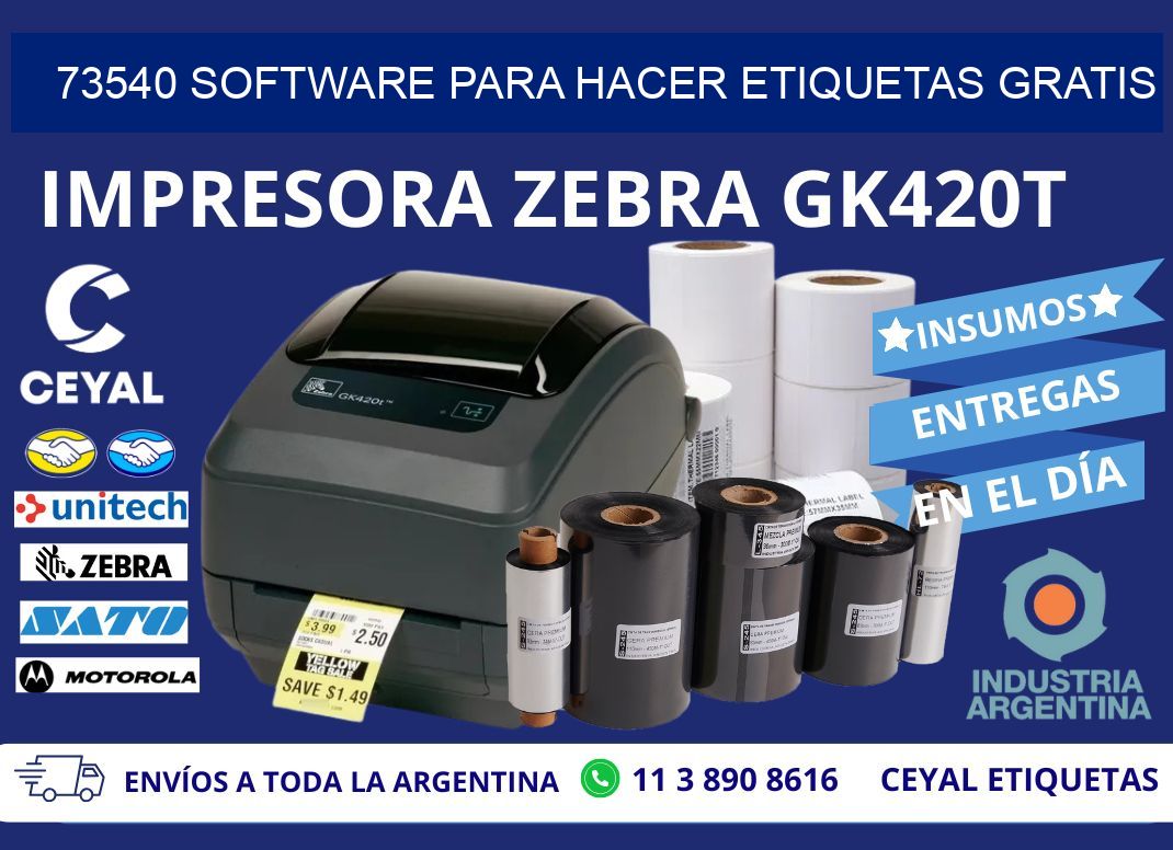 73540 Software para hacer etiquetas gratis