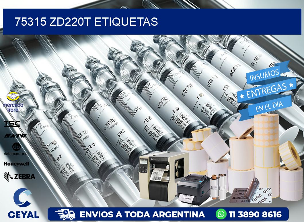 75315 ZD220t etiquetas
