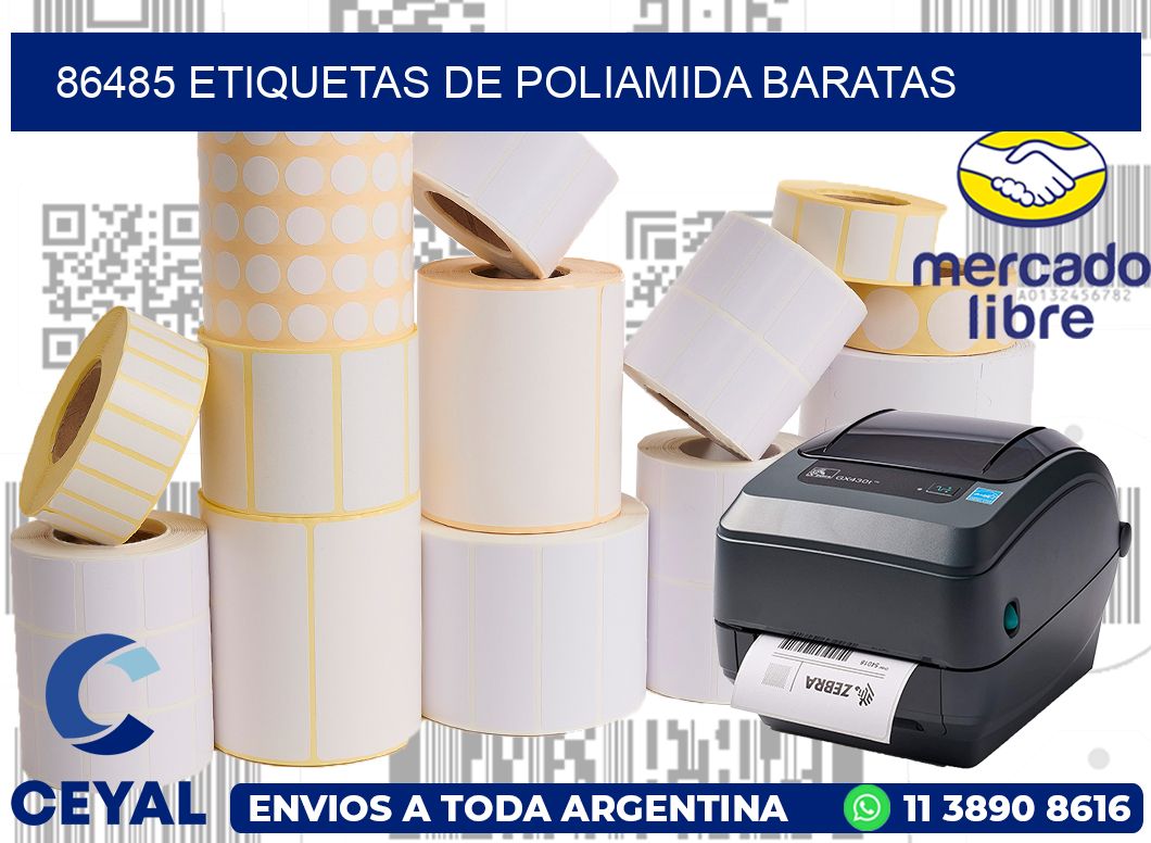 86485 etiquetas de poliamida baratas