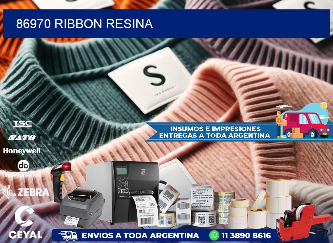 86970 Ribbon resina