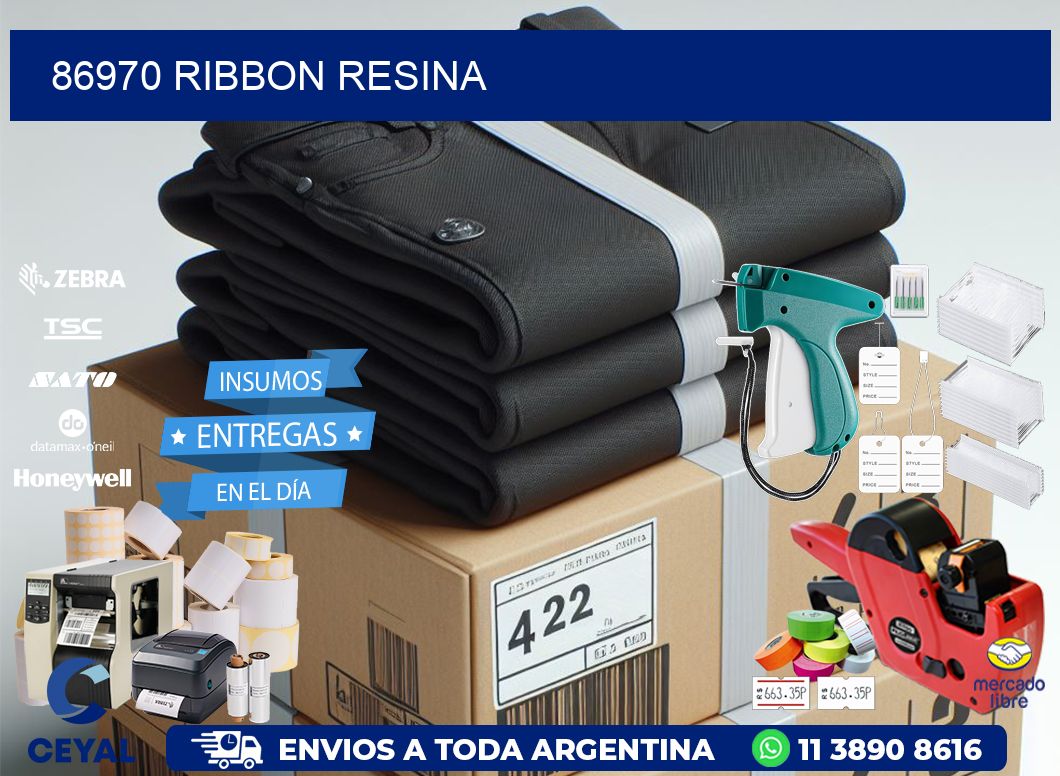 86970 Ribbon resina