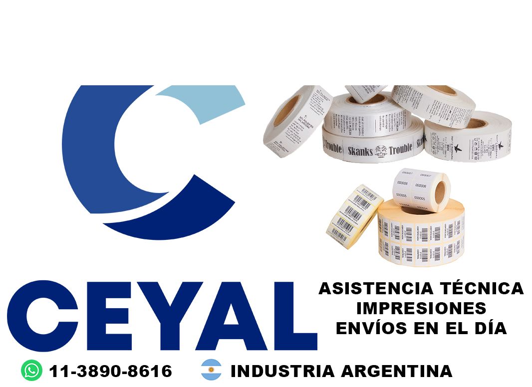 87430 Etiquetas con código de barras para ropa