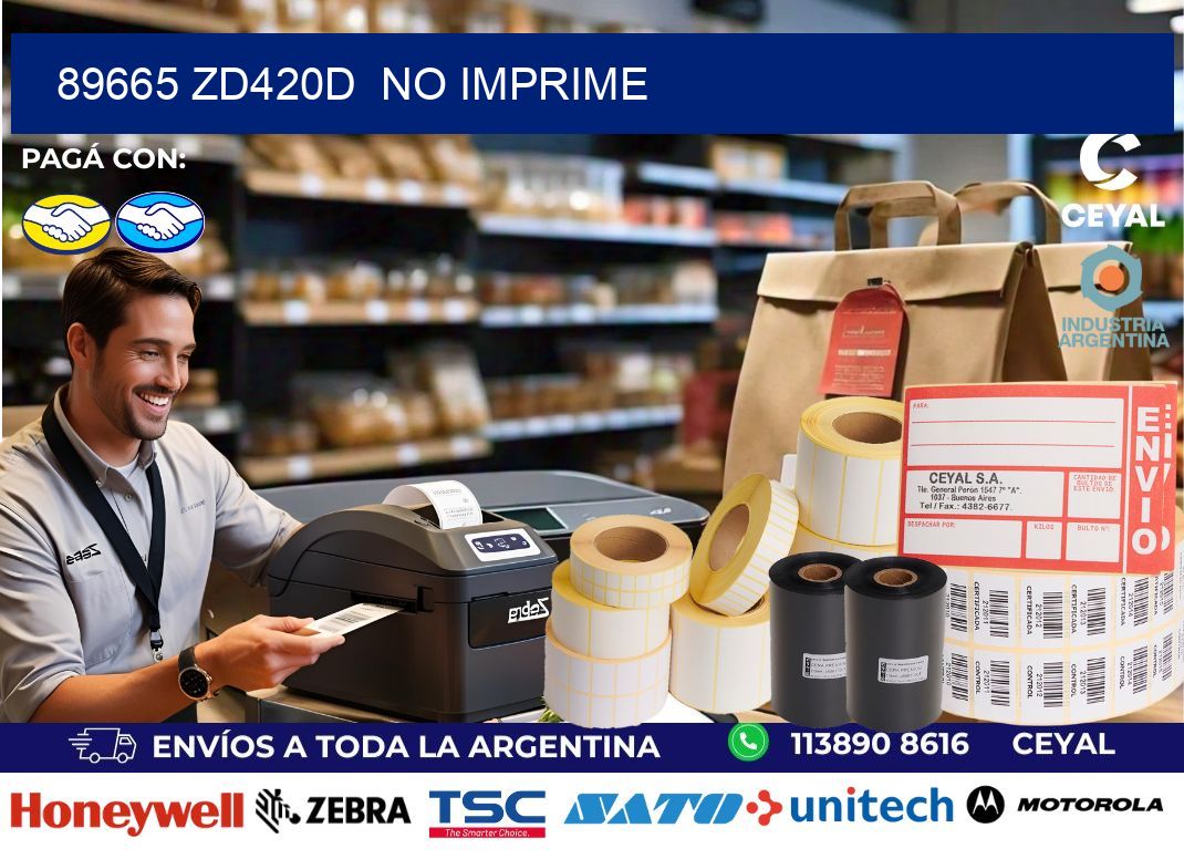 89665 ZD420d  no imprime