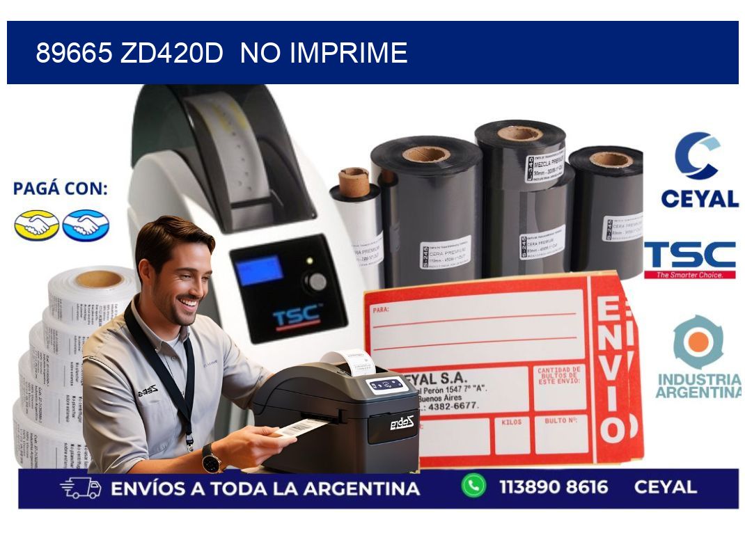 89665 ZD420d  no imprime