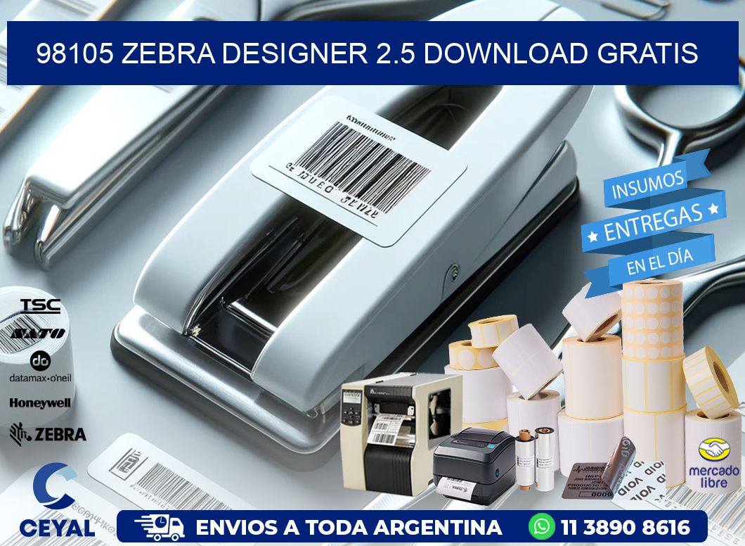 98105 Zebra designer 2.5 download gratis