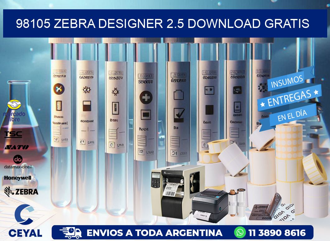 98105 Zebra designer 2.5 download gratis