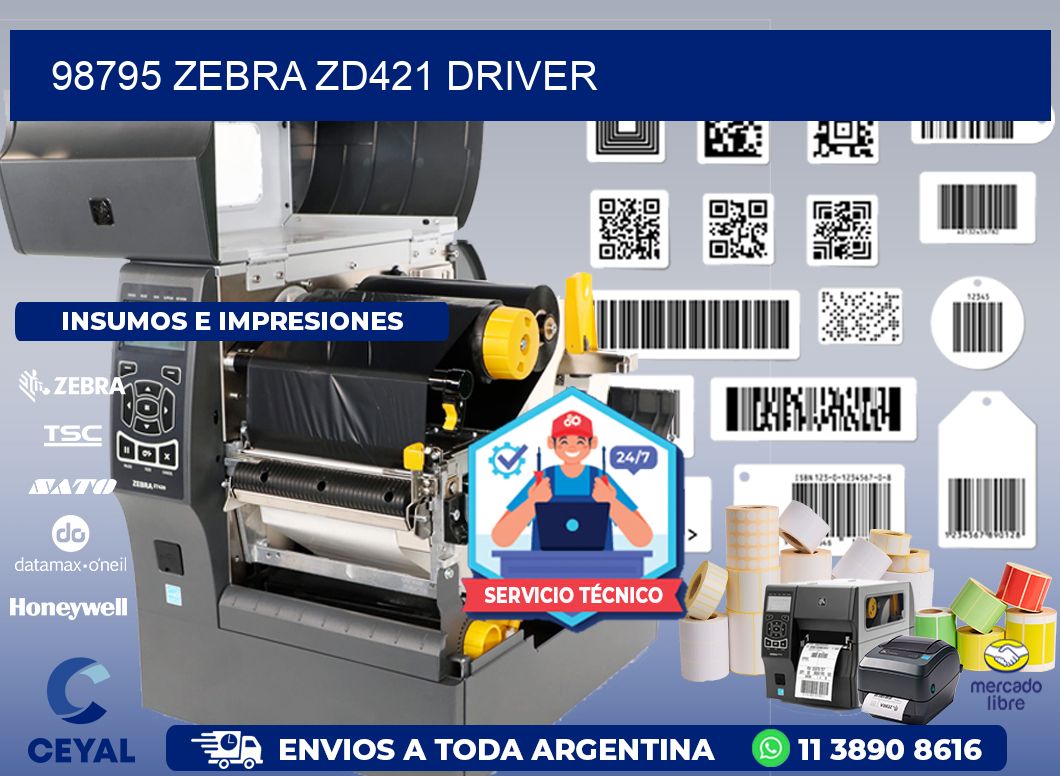 98795 Zebra ZD421 driver