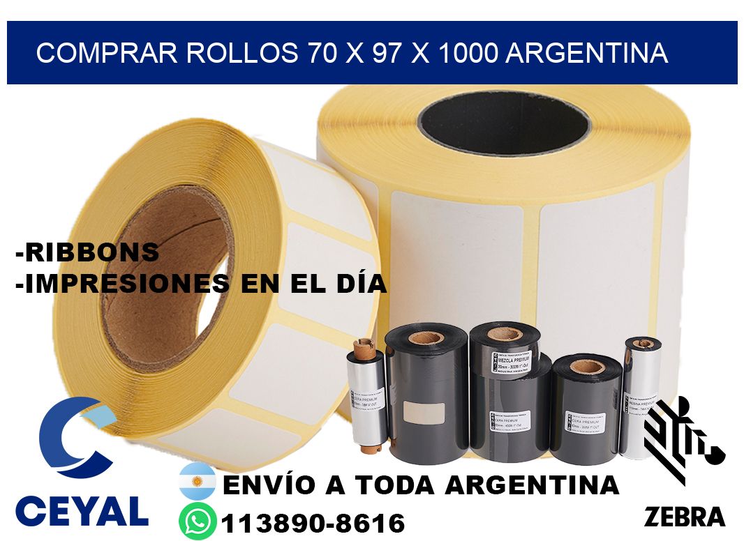 Comprar Rollos 70 x 97 x 1000 argentina