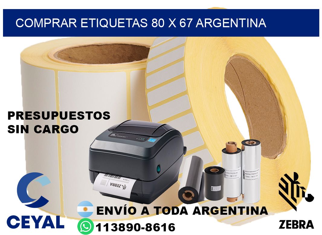 Comprar etiquetas 80 x 67 argentina