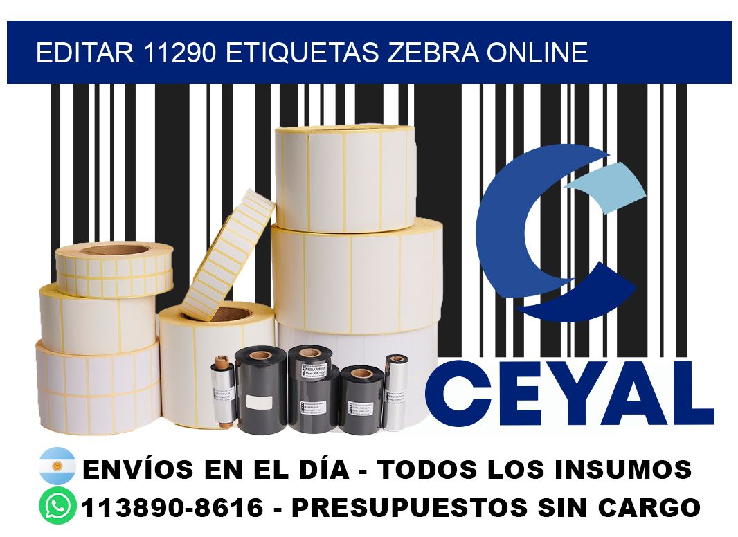 EDITAR 11290 ETIQUETAS ZEBRA ONLINE