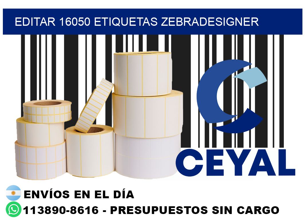 EDITAR 16050 ETIQUETAS ZEBRADESIGNER