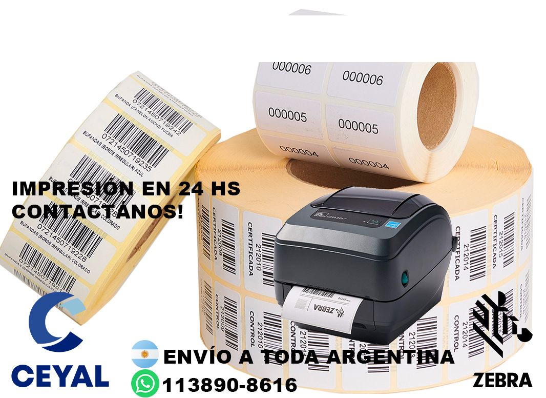 EDITAR 5275 ETIQUETAS POLIAMIDA ZEBRA